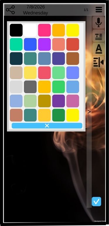 Select a font color