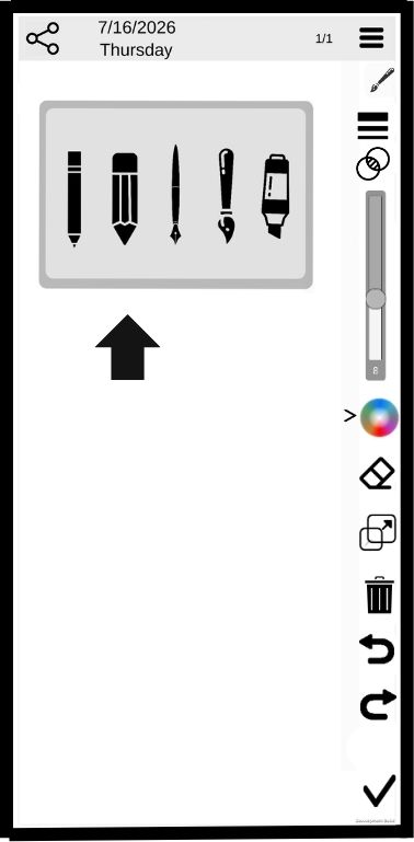 Select a drawing tool