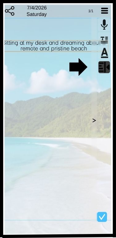 Click the “Text box resizing” button