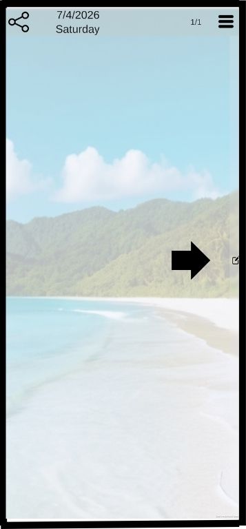 Click on the drawer button to open the drawer